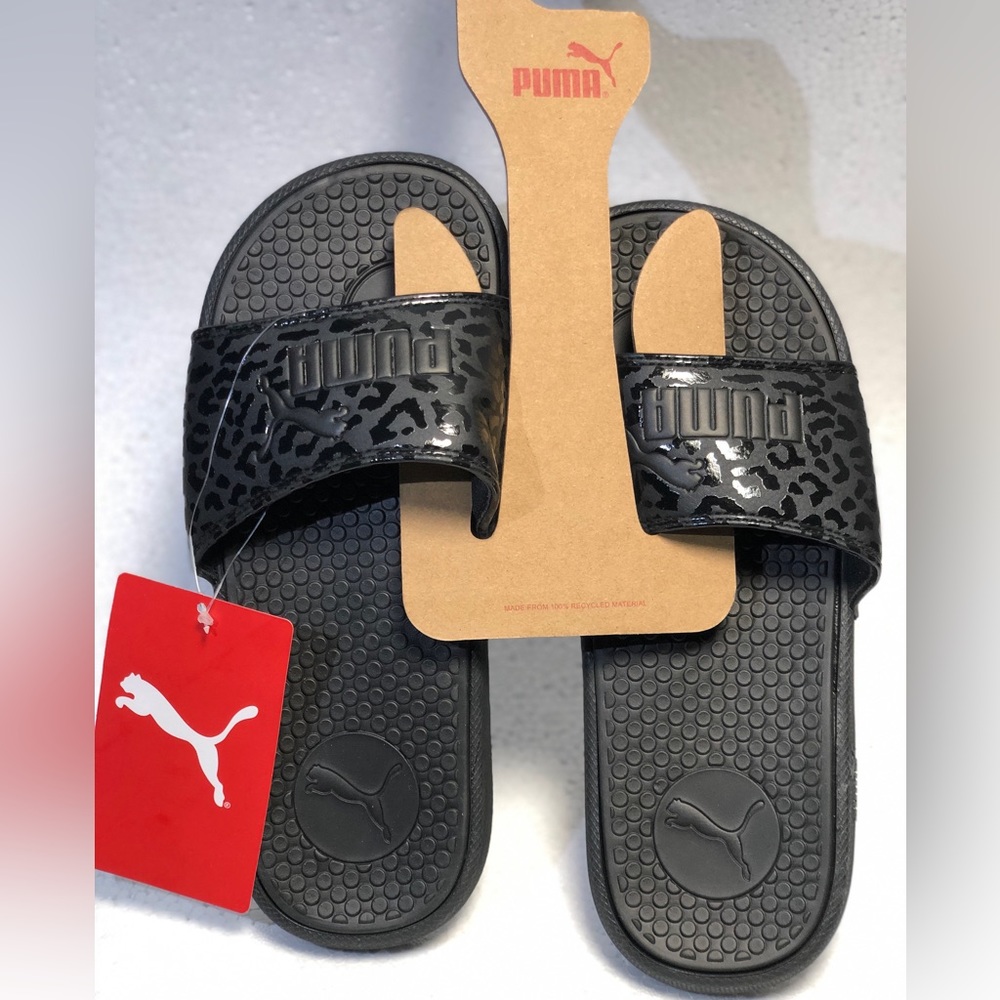 Puma sz 6 sandals flip-Flops black